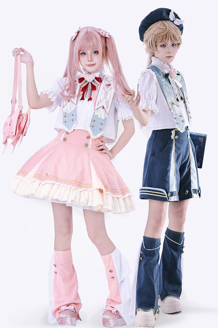 Blue Messenger of Heaven Ouji Prince Handsome Lolita Shorts
