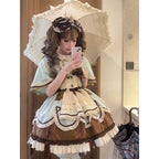 Mint Chocolate Sweet Girl Doll Tea Party Fashion Dramatic Ruffle Cake Dress