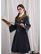 Academic Department Magic Cape Dress Outfit Burgundy School Daily