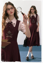 Academic Department Genuine Joint Vest Skirt Added Invisible Pockets Academic Skirt