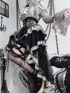 Dark Gothic Punk Classic Lolita Dress Outfit Halloween Costume Cosplay Skirt