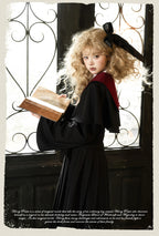 Academic Department Magic Cape Dress Outfit Burgundy School Daily
