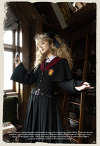 Academic Department Magic Cape Dress Outfit Burgundy School Daily