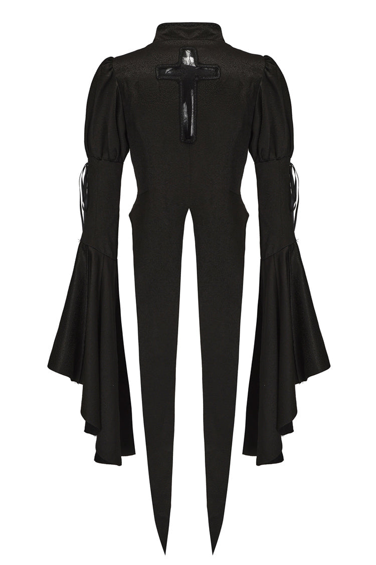 Black Eternal Dark Portrait Long Sleeves Vintage Elegant Prince Handsome Ouji Lolita Coat