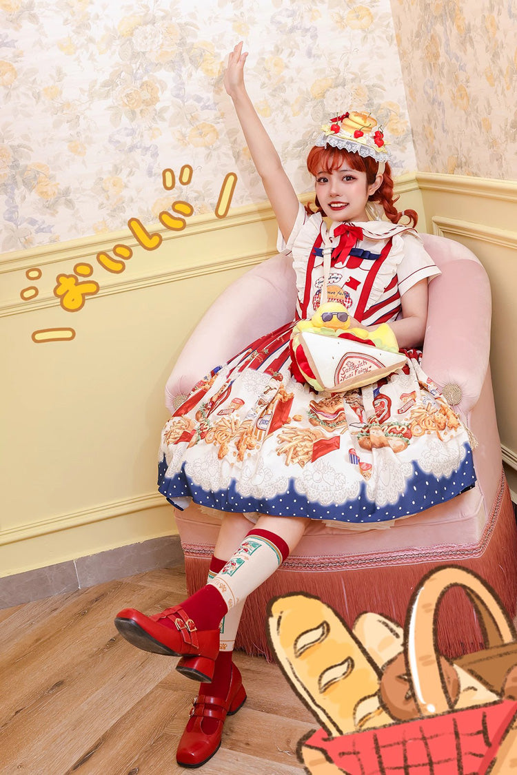 Yellow Sandwich Plush Yellow Duck Sweet Lolita Shoulder Bag