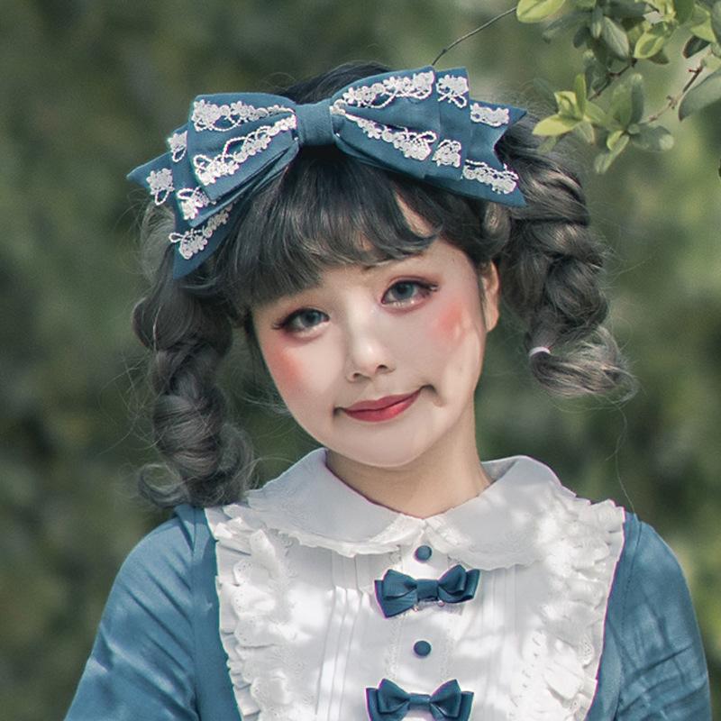 4 Colors Bowknot Lace Lolita KC Headdress
