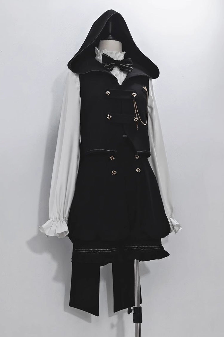 White Anxious Rabbit Long Sleeves Ouji Fashion Gothic Lolita Blouse