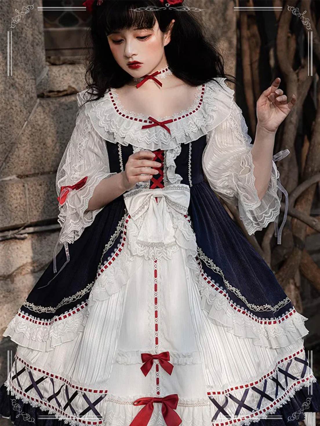 Snow White Themed Lolita Princess Dress