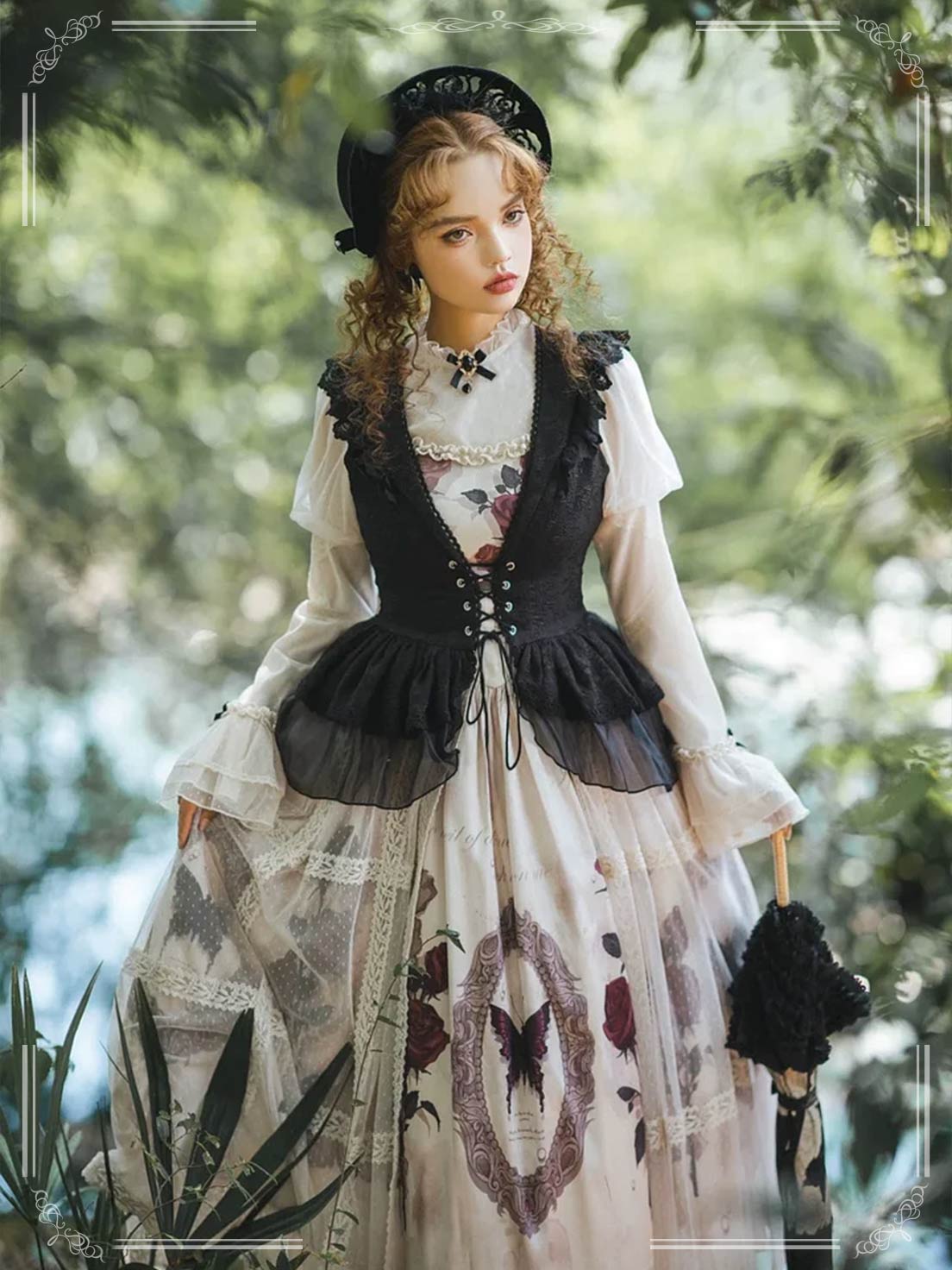 Goth Lolita Vintage Classic Lolita Dress Elegant Daily Victorian Long Dress JSK