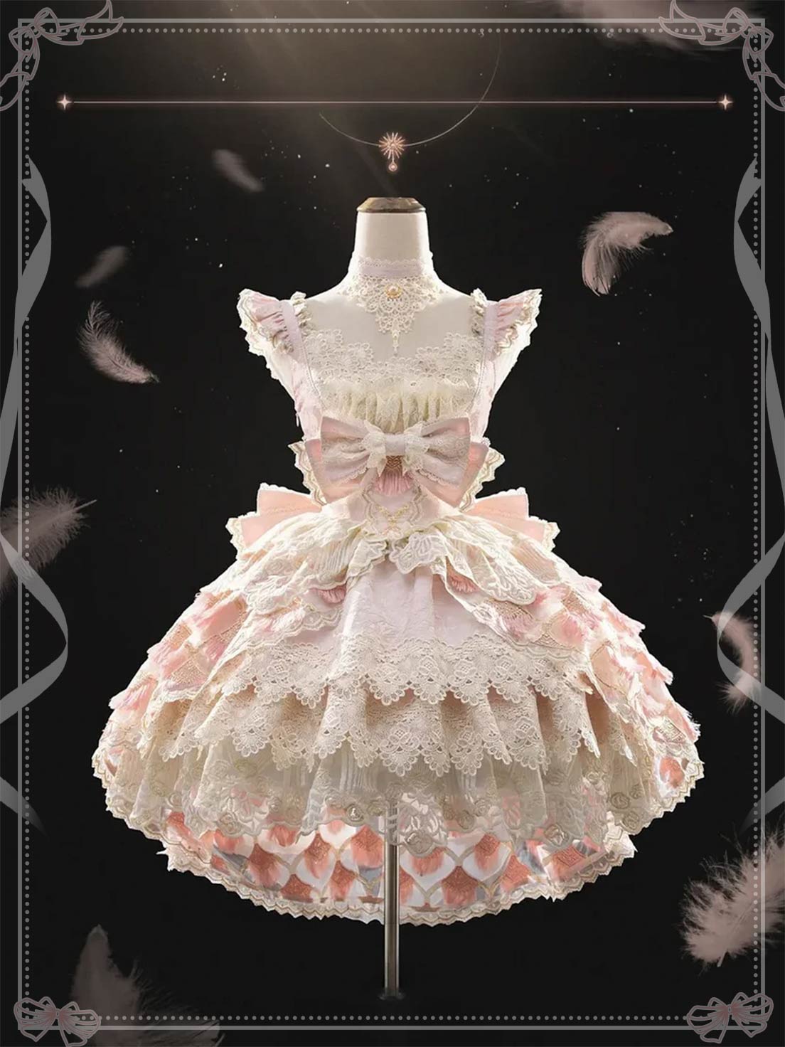pink lolita princess dress