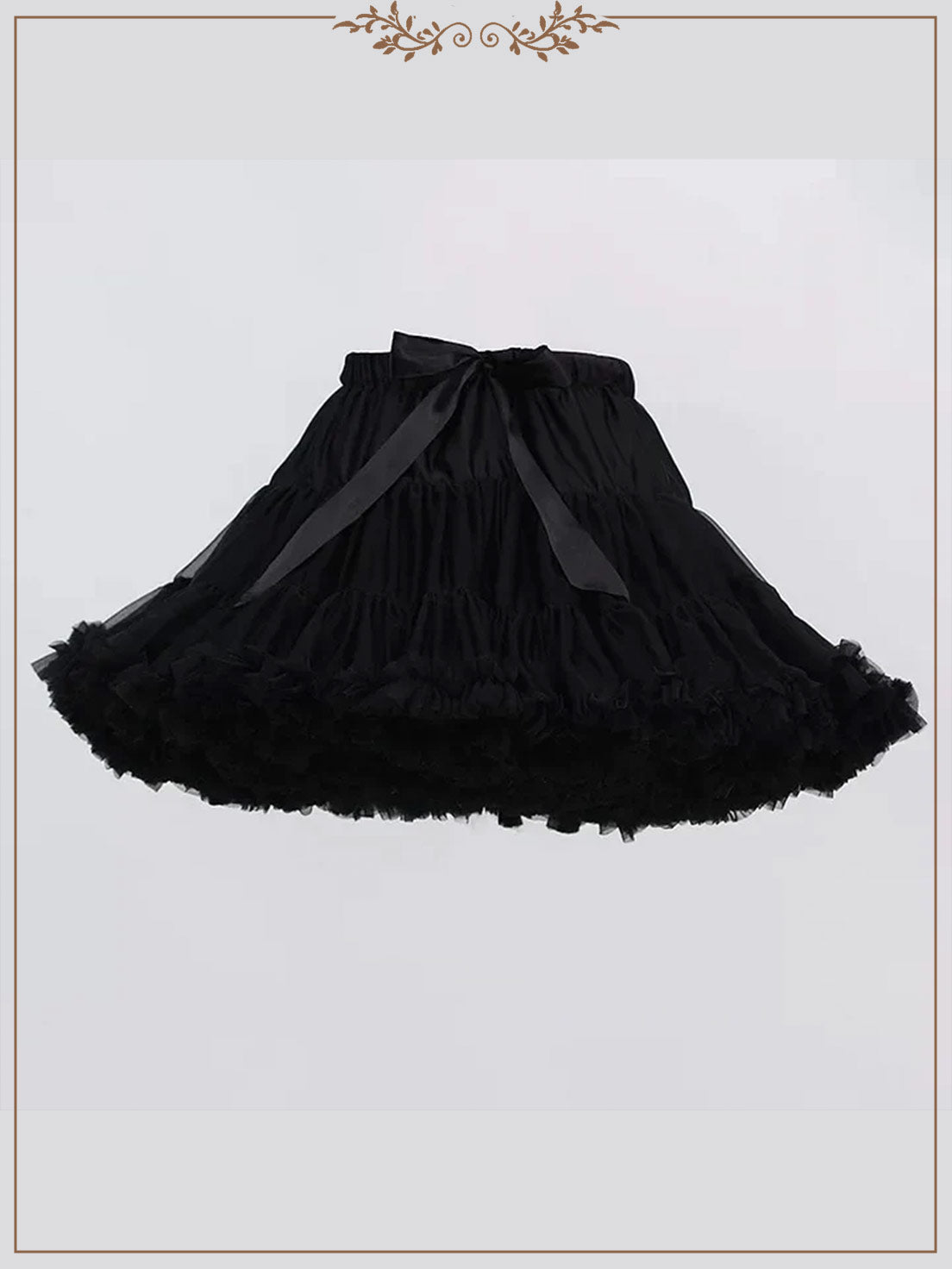 Lolita Petticoats Pink White Daily Puffy Sweet Crinoline Full Gown 15.5inches