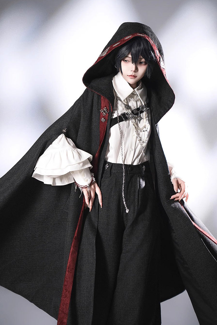 Black Sacred Vow Vintage Elegant Prince Handsome Ouji Lolita Pants