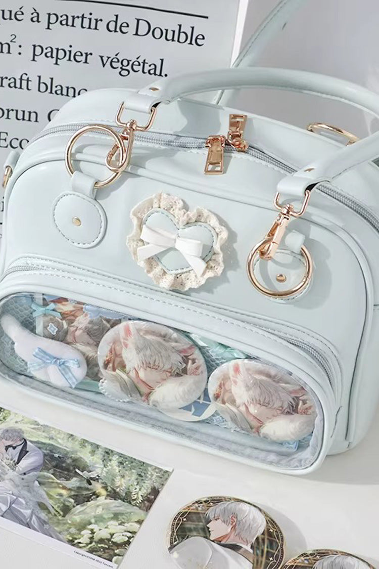 Sweet Anime-style Transparent Bow Japanese Lolita Itabag 5 Colors