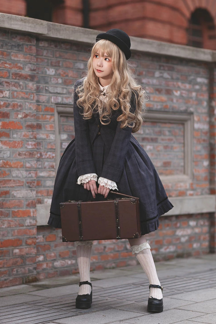 Princess Lost In The Fog Ruffle College Style Elegant Classic Lolita JSK Dress 2 Colors