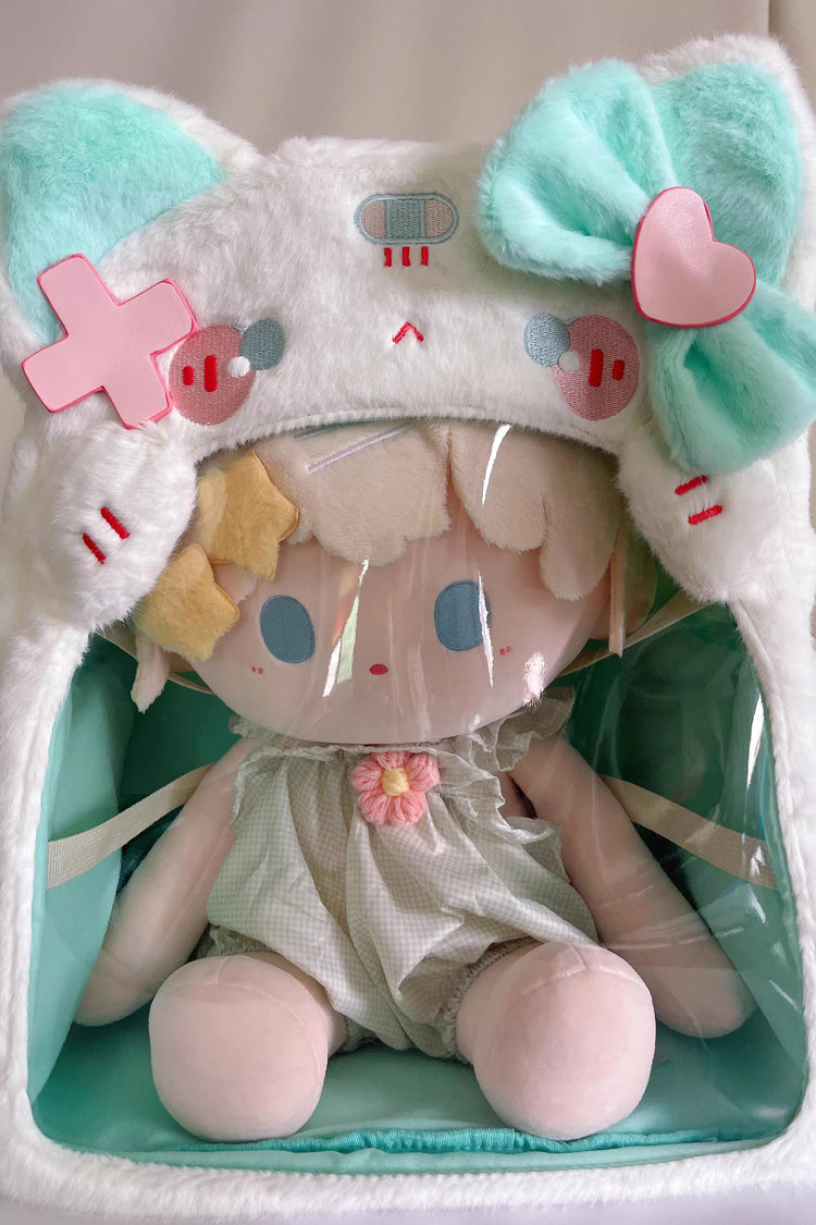 Cat Ears Bow Plush Sweet Lolita Itabag 5 Colors