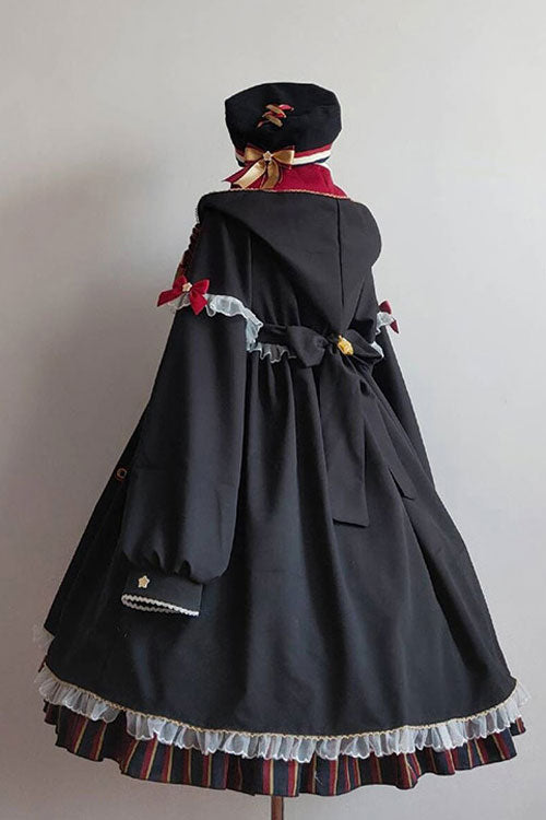 Magic Academy Witch Alchemy Long Sleeves Gothic Lolita OP Dress 4 Colors