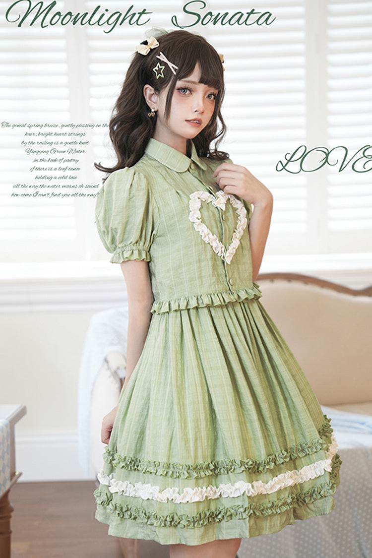 Buji Island Sleeveless Ruffle Bowknot Sweet Lolita Jsk Dress 4 Colors