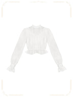 Classic Chinese Style Elegant Three Color Versatile Underwear Shawl for Spring and Autumn Blouse Shirt