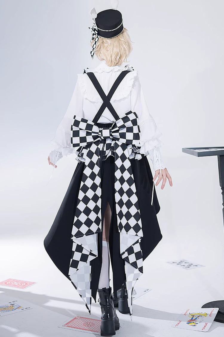 White Pure Color Rabbit Theater Ouji Lolita Blouse