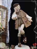 Lolita Coat Retro Brown Woolen Cape Cute Style Autumn Winter Outerwear