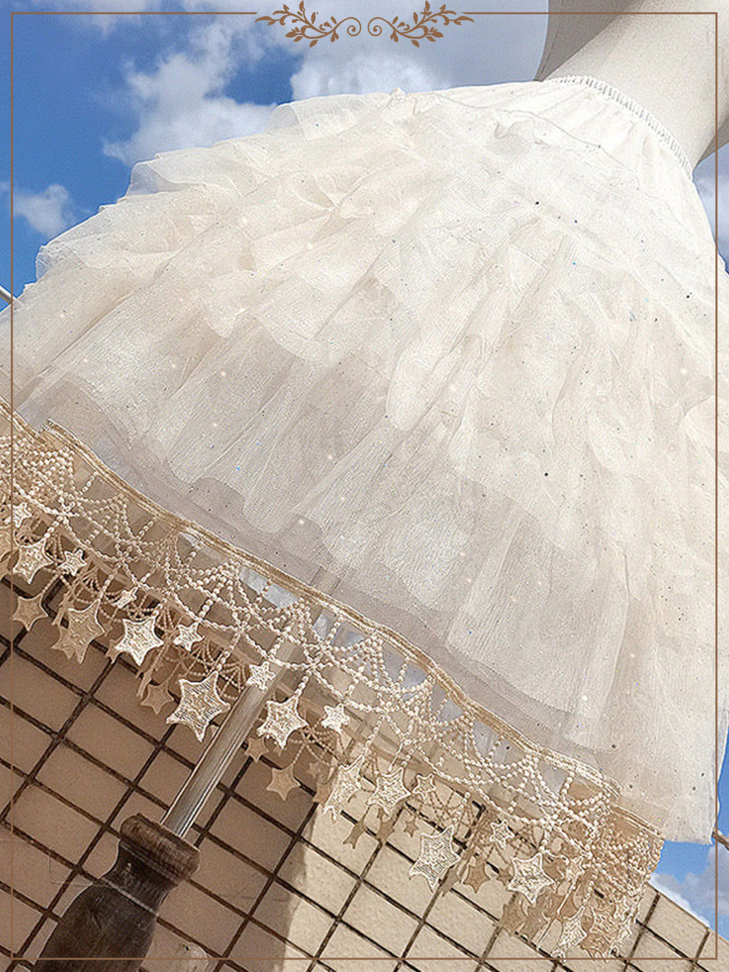 Lolita Petticoats Organza Puff Skirt for Daily Wear