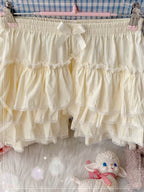 Lolita Petticoats Pink Japanese Warm Pumpkin Leggings Cake Versatile Shorts