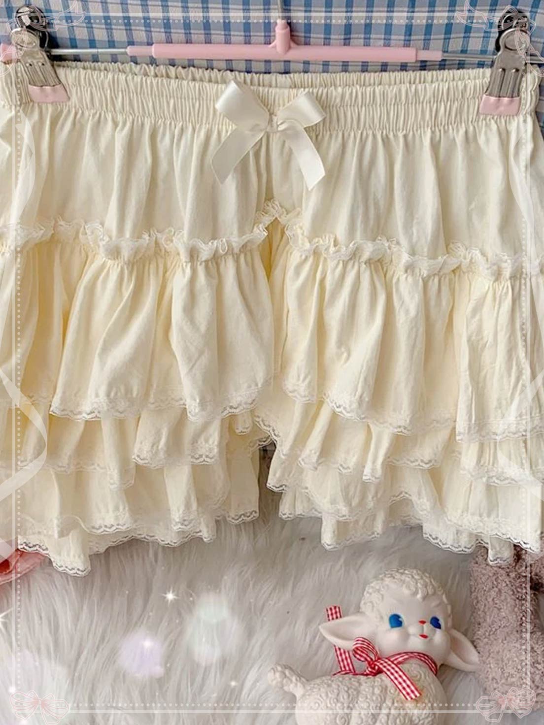 Lolita Petticoats Pink Japanese Warm Pumpkin Leggings Cake Versatile Shorts