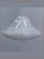 Lolita Petticoats Pink White Daily Puffy Sweet Crinoline Full Gown 15.5inches