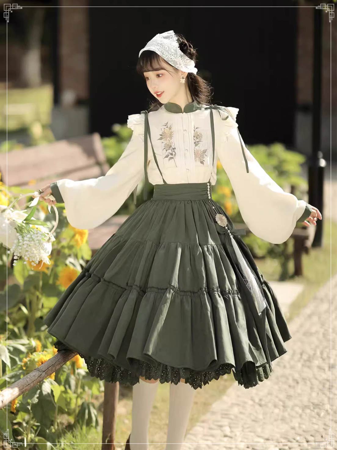 cottagecore lolita dress