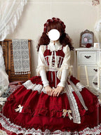 Wine Red  Sweet Lolita Dress