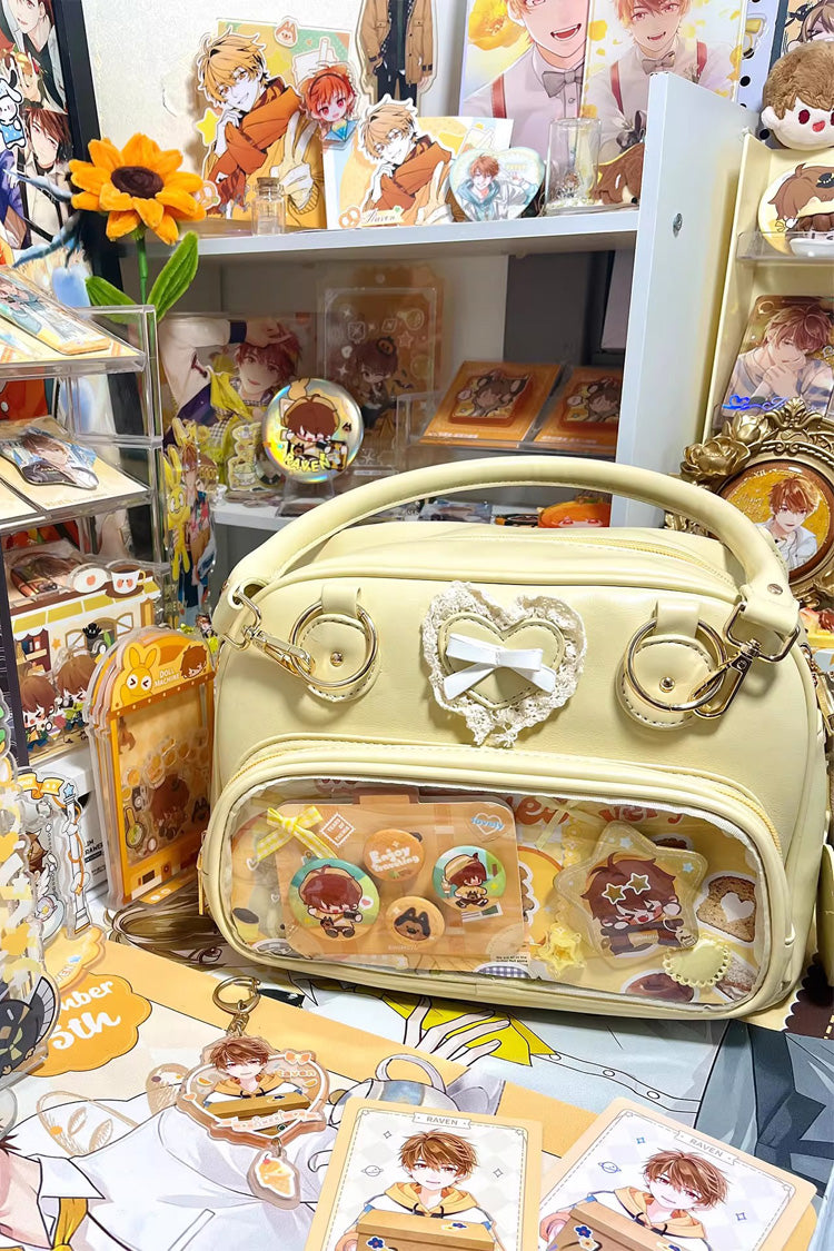 Sweet Anime-style Transparent Bow Japanese Lolita Itabag 5 Colors