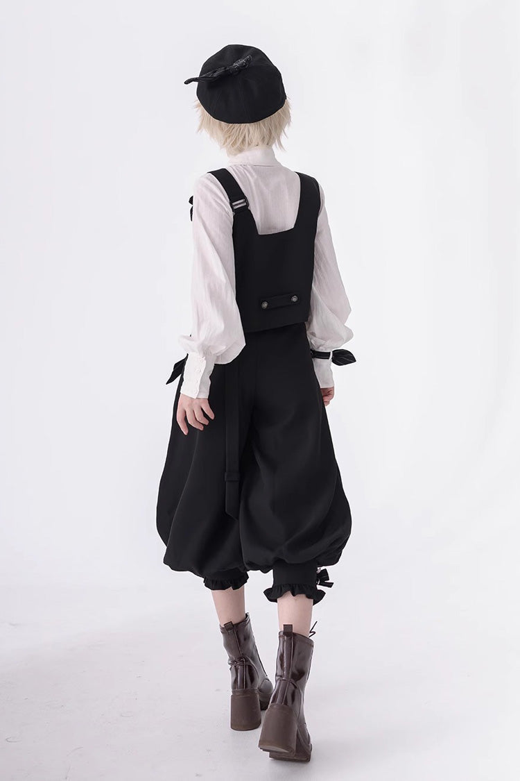 Black Secret Morning Paper Ouji Fashion Lolita Vest