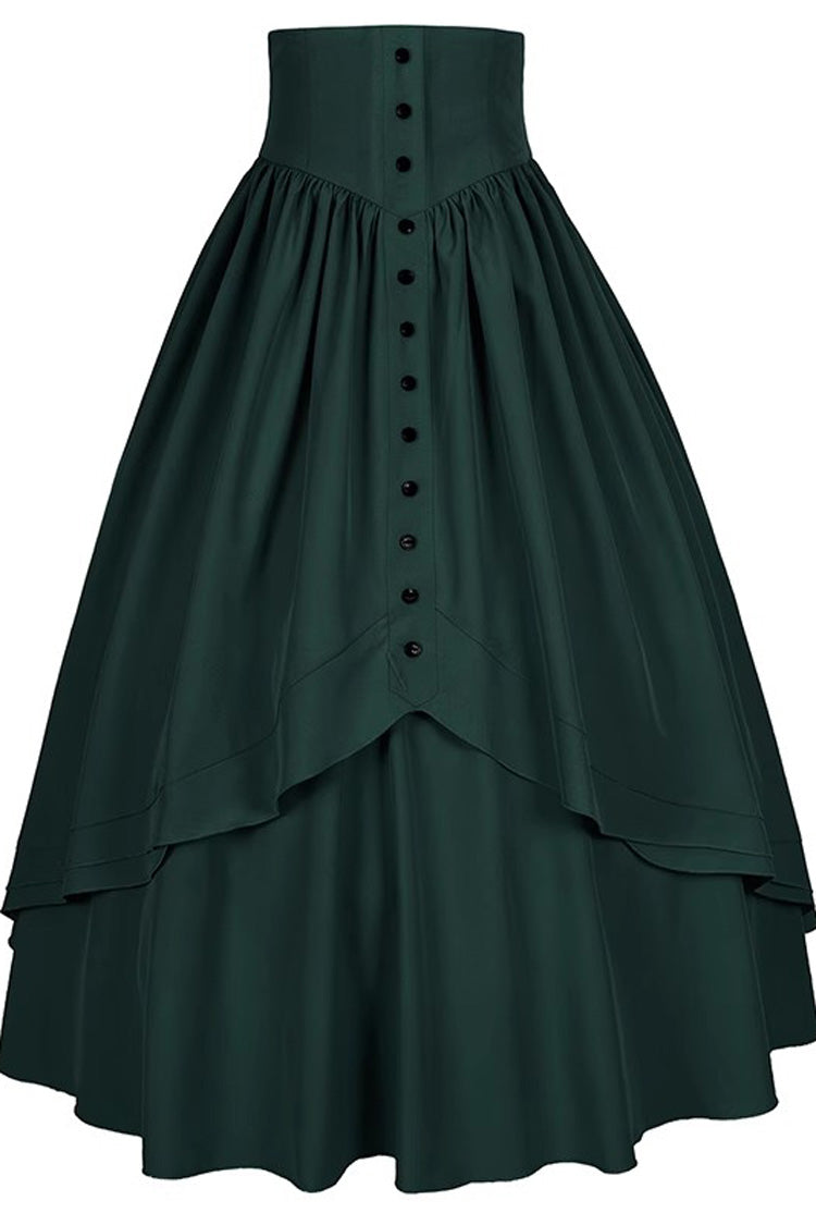 Gothic Elegant Ruffle Lolita Victorian Skirt 8 Colors