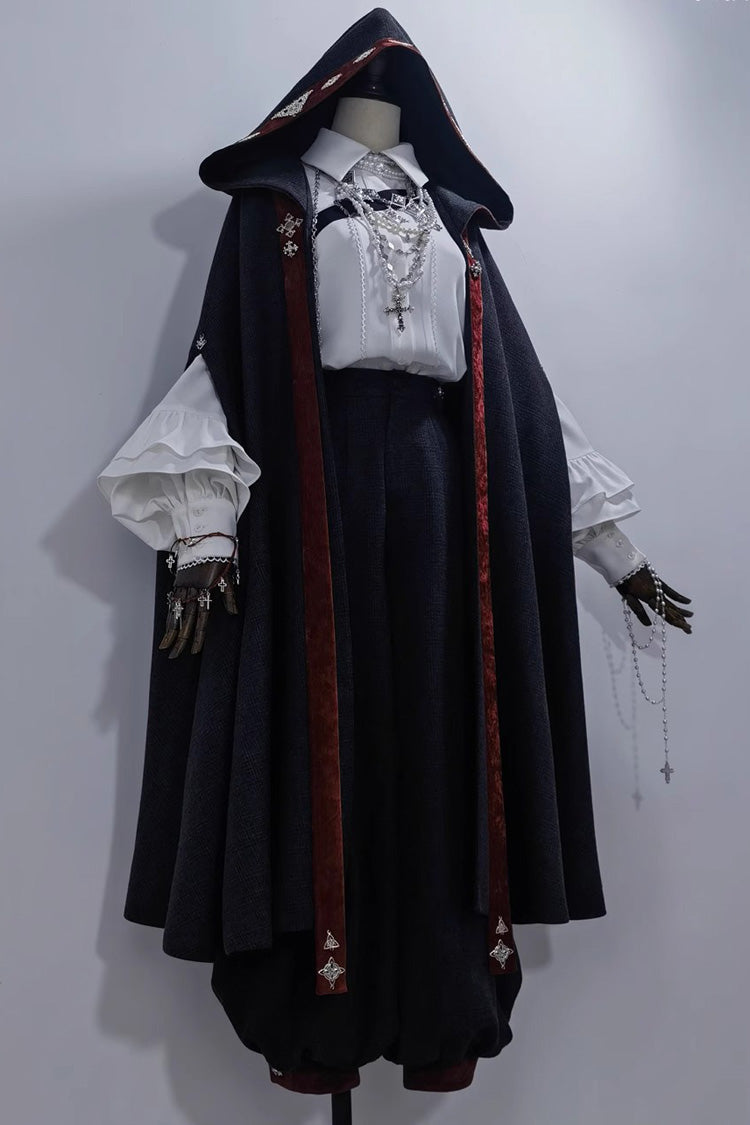Black Sacred Vow Vintage Elegant Prince Handsome Ouji Lolita Pants