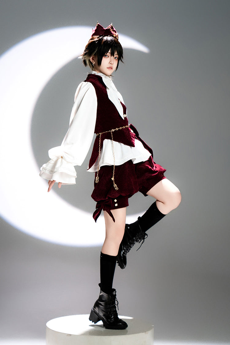 Red Rabbit Hunt Sweet Prince Handsome Ouji Lolita Vest