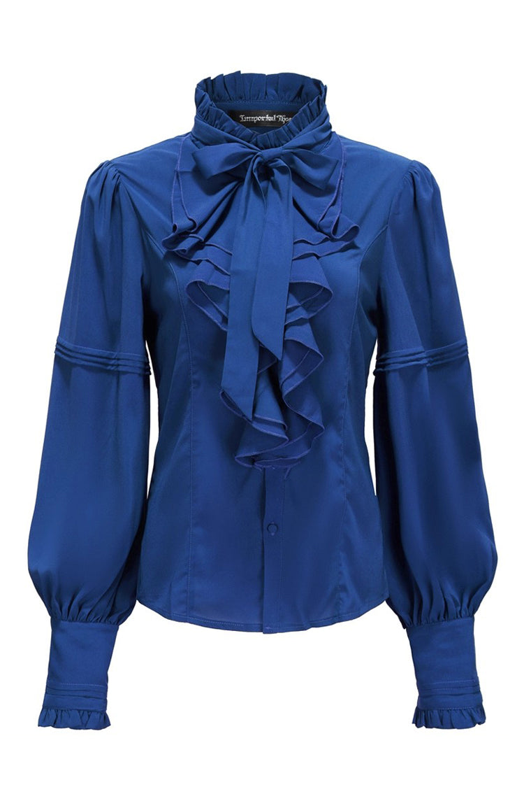 Original Retro Immortal Endless Promise Lace Bow Ouji Lolita Blouse