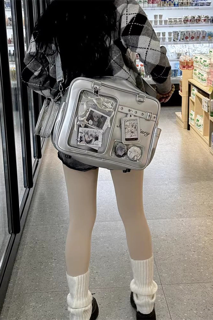 Classic Large Capacity Embroidered Crossbody Lolita Itabag 3 Colors