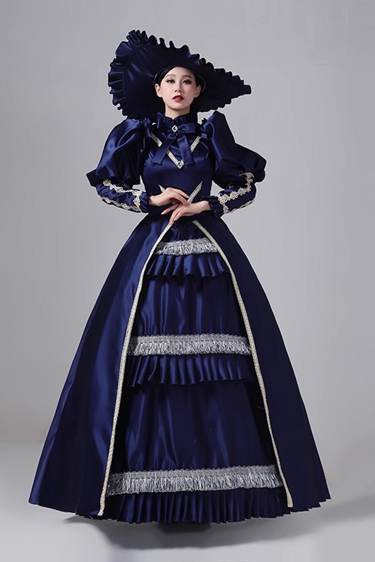 Medieval Court Ruffle Cardigan Classic Vintage Princess Victorian Dress 3 Colors