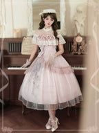 sweet lolita gown in pink