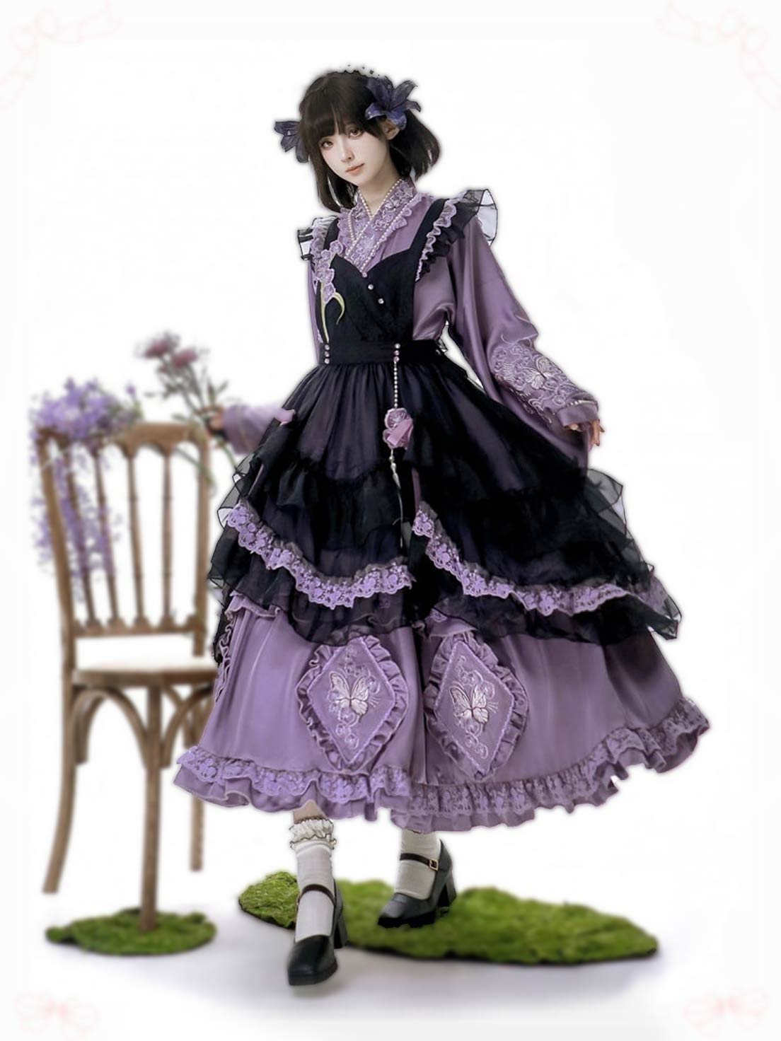 gothloli purple dress