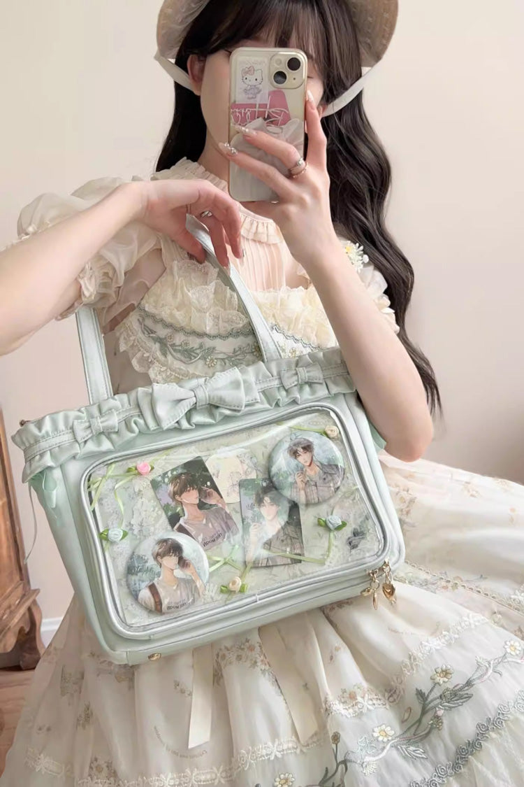Ballet Holiday Ruffled Bow Sweet Japanese Crossbody Shoulder Lolita Itabag 10 Colors