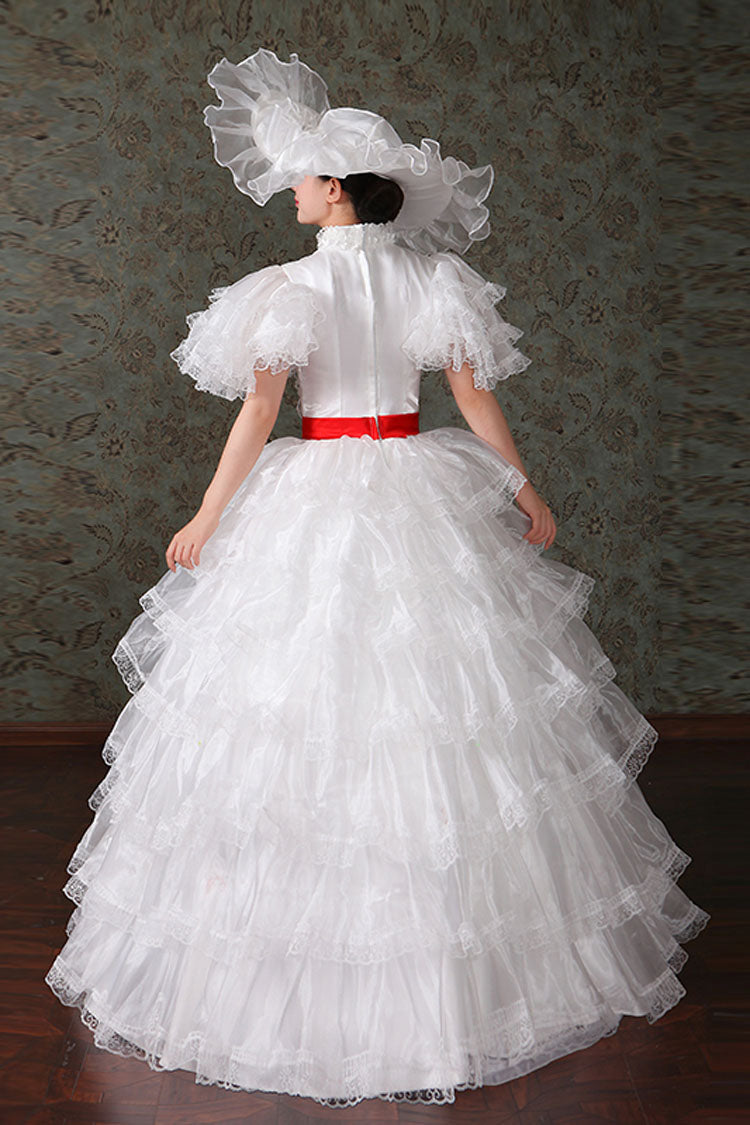 Court Style High Waisted Multi-Layer Victorian Lolita Dress