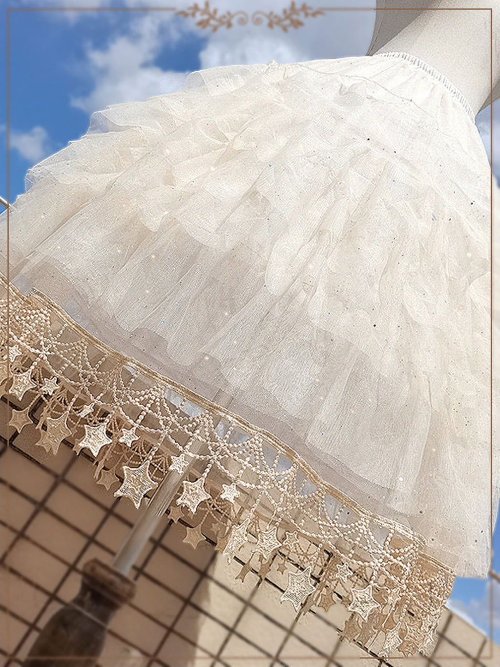 Lolita Petticoats Organza Puff Skirt for Daily Wear