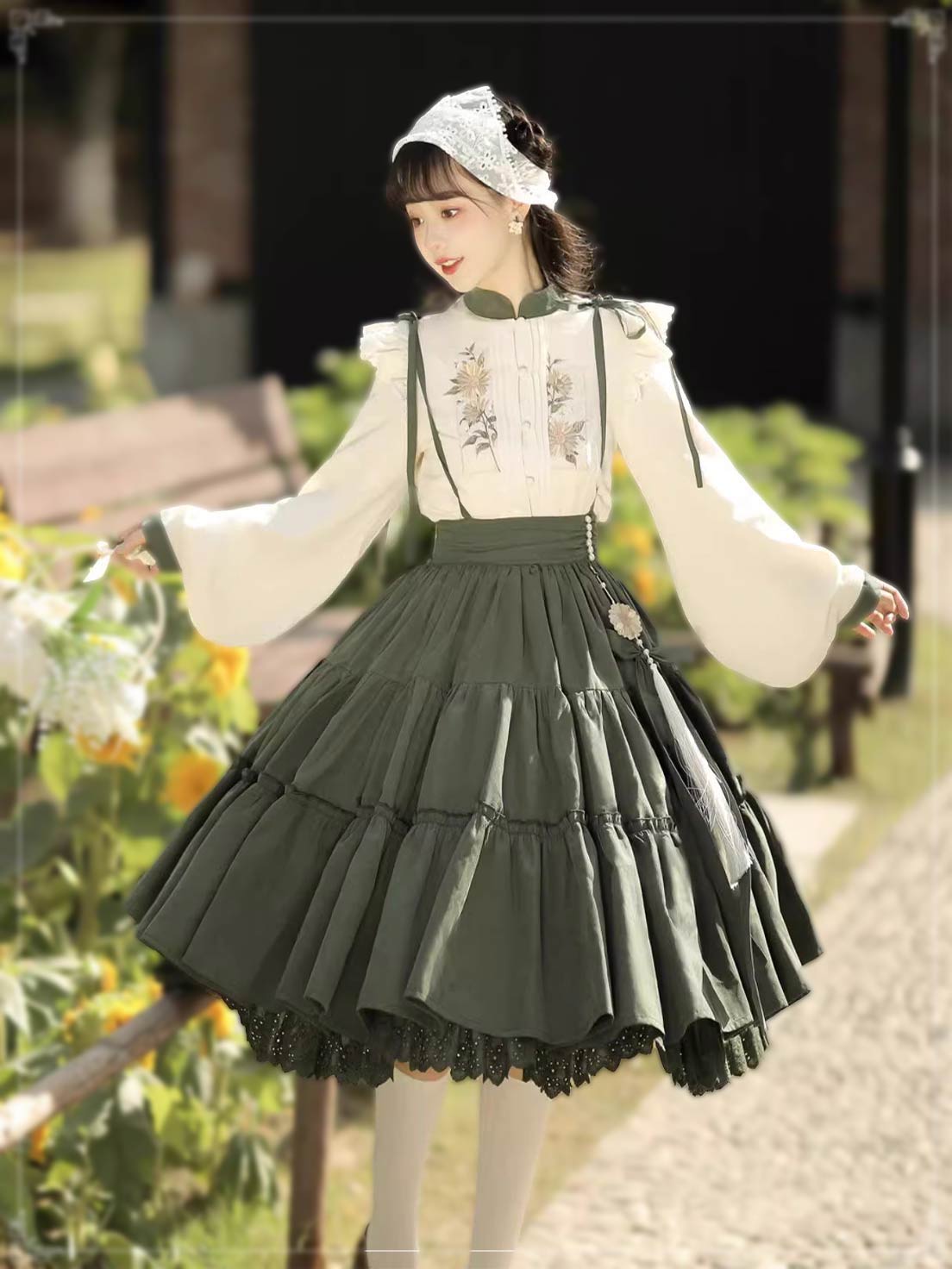 cottagecore lolita dress