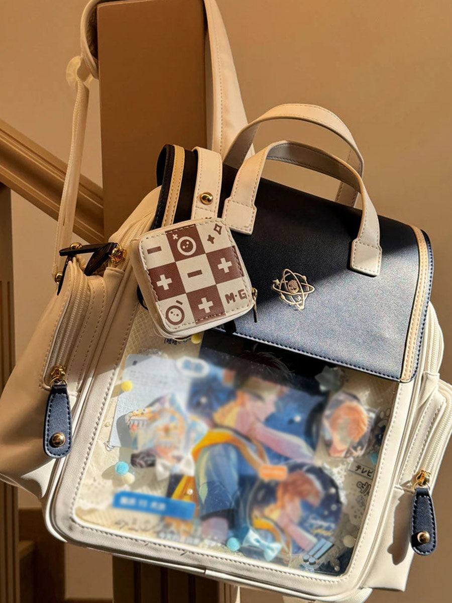 Lolita Bags  Brown Blue Lovely Sweet College Style Lolita Backpack