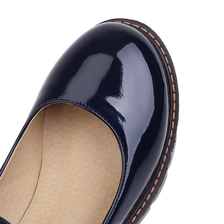 PU Leather Puppy Heel Classic Lolita Shoes 4 Colors