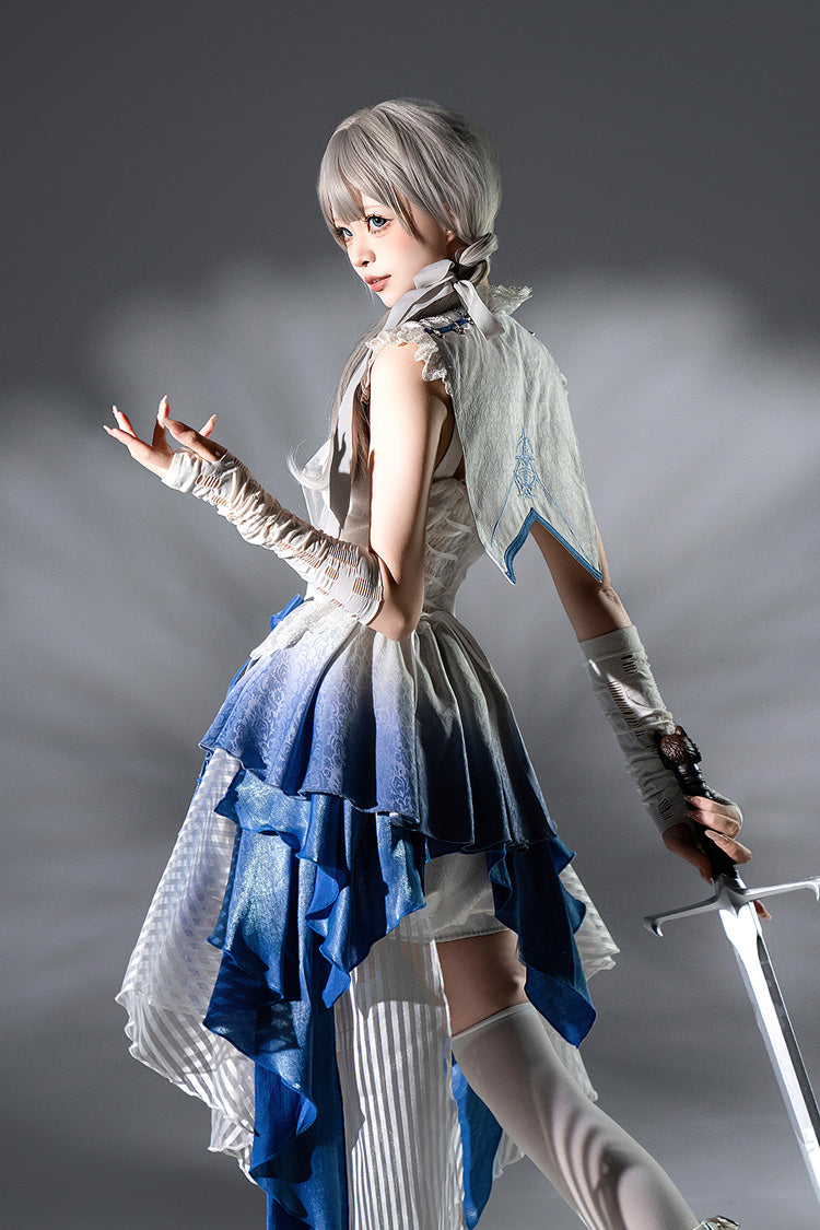 White Dragon Bones Chinese Style Prince Handsome Ouji Lolita Shorts
