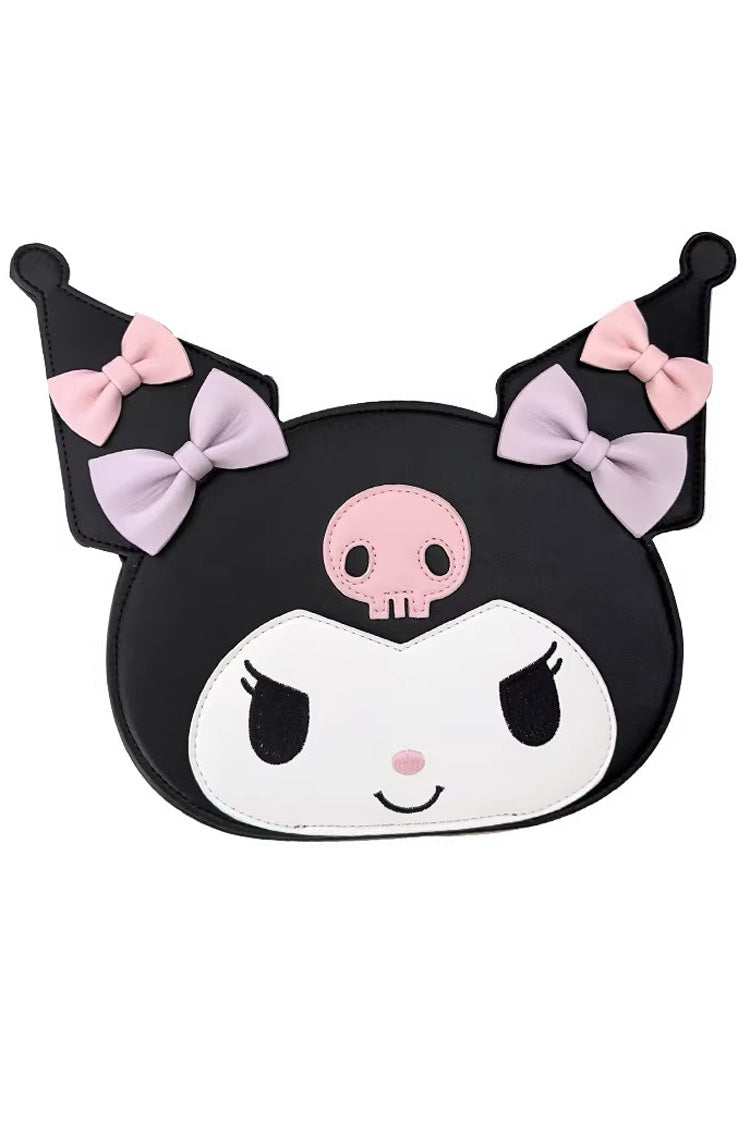 White/Black/Pink Kulomi Print Bowknot Sweet Lolita Crossbody Bag