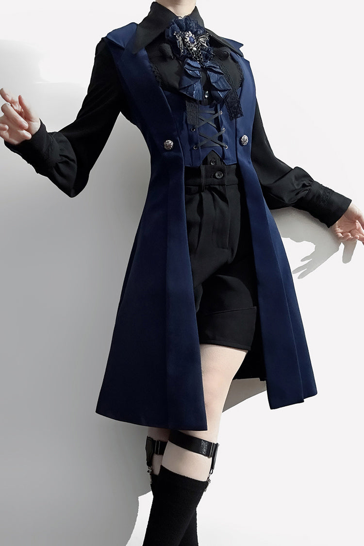 Overture Middle Ages Ouji Fashion Gothic Lolita Long Vest 3 Colors