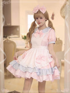 pink maid outfit plus size